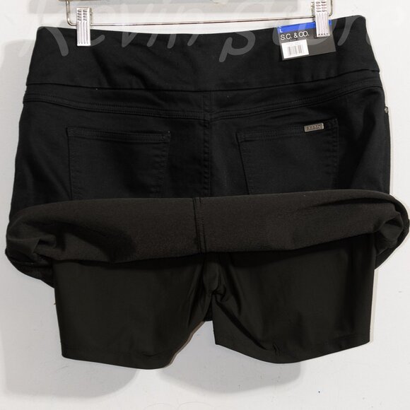 3 skorts size :L , Brand: S.C. & Co. Ladies' Denim , White, Blue , Black - Picture 9 of 14
